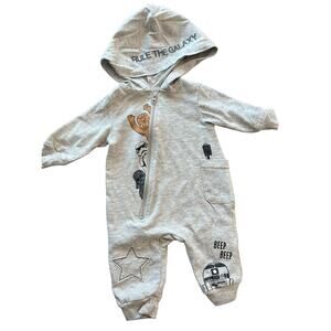 Brand New Star Wars Baby Hoodie Romper